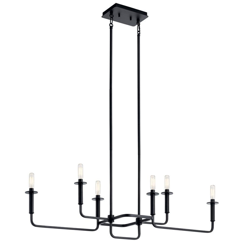 43362bk - linear chandelier Black - www.donslighthouse.ca