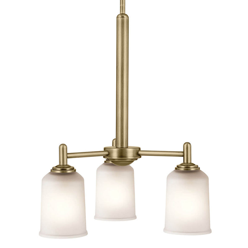 43670NBR - chandelier Natural Brass - Dons Light House