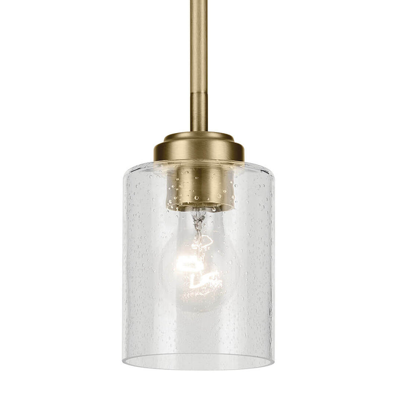 44032NBR - mini pendant Natural Brass - Dons Light House