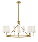 45009hb - chandelier Heritage Brass - www.donslighthouse.ca