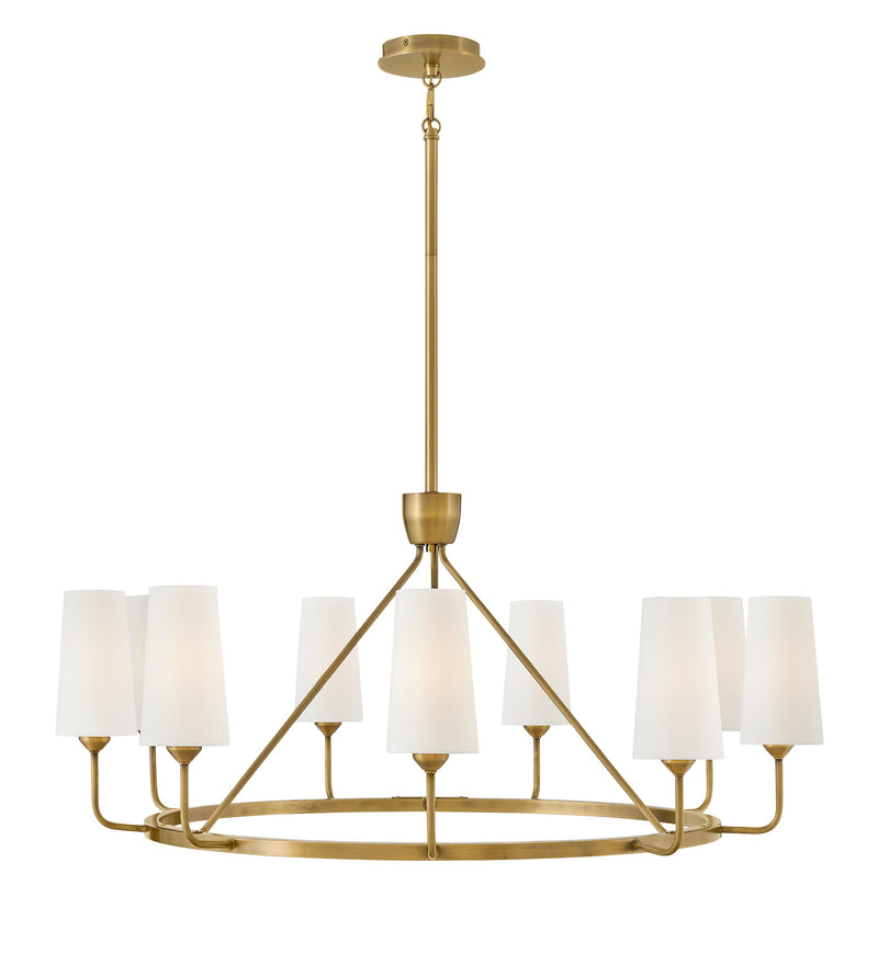 45009hb - chandelier Heritage Brass - www.donslighthouse.ca