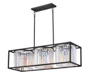 4556bk - linear chandelier Black - www.donslighthouse.ca