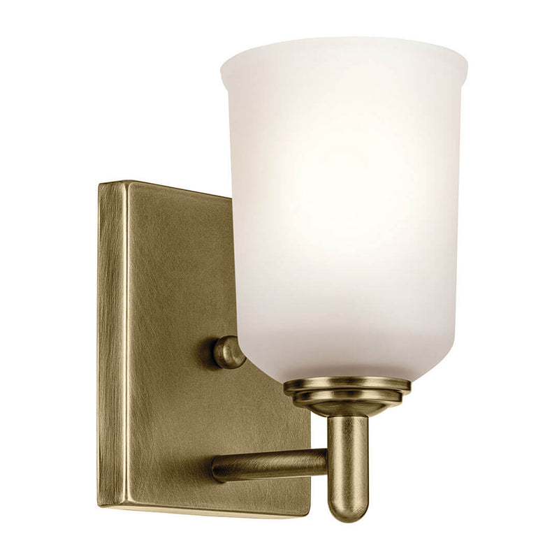 45572NBR - wall light Natural Brass - Dons Light House