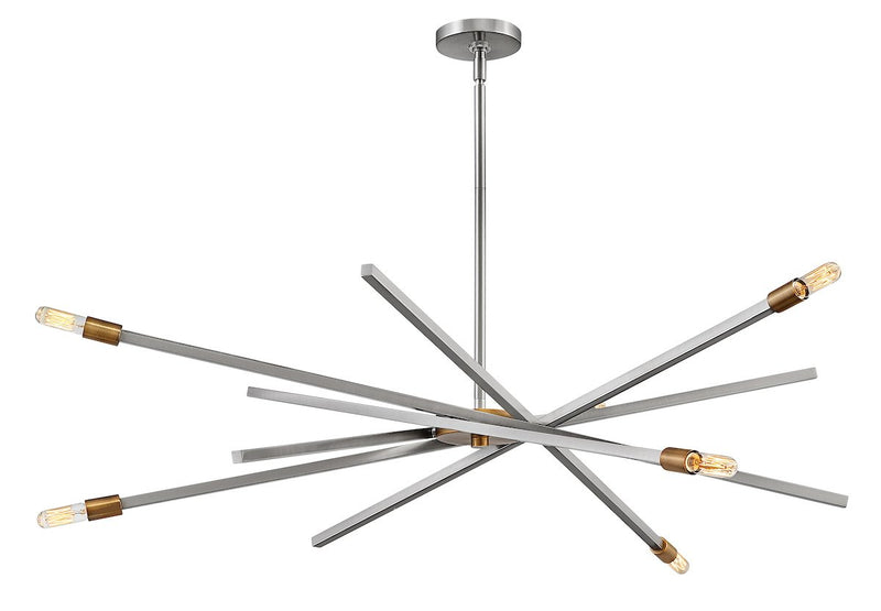 4766bn - chandelier Brushed Nickel - www.donslighthouse.ca
