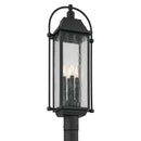 49717BKT - outdoor post Textured Black - Dons Light House