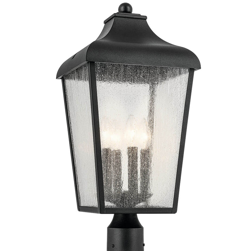 49739BKT - outdoor post Textured Black - Dons Light House