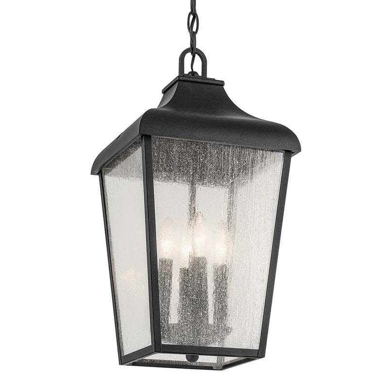 49740BKT - outdoor hanging Textured Black - Dons Light House