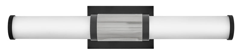 50062bk-cm - vanity 3 light Black with Chrome accents - www.donslighthouse.ca