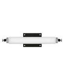 51090bk-cm - vanity 2 light Black with Chrome accents - www.donslighthouse.ca