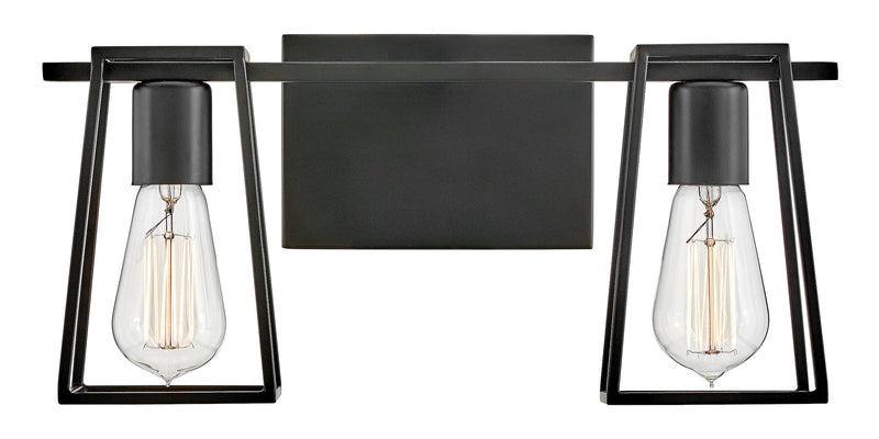 5162bk - vanity 2 light Black - www.donslighthouse.ca