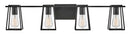 5164bk - vanity 4 light Black - www.donslighthouse.ca