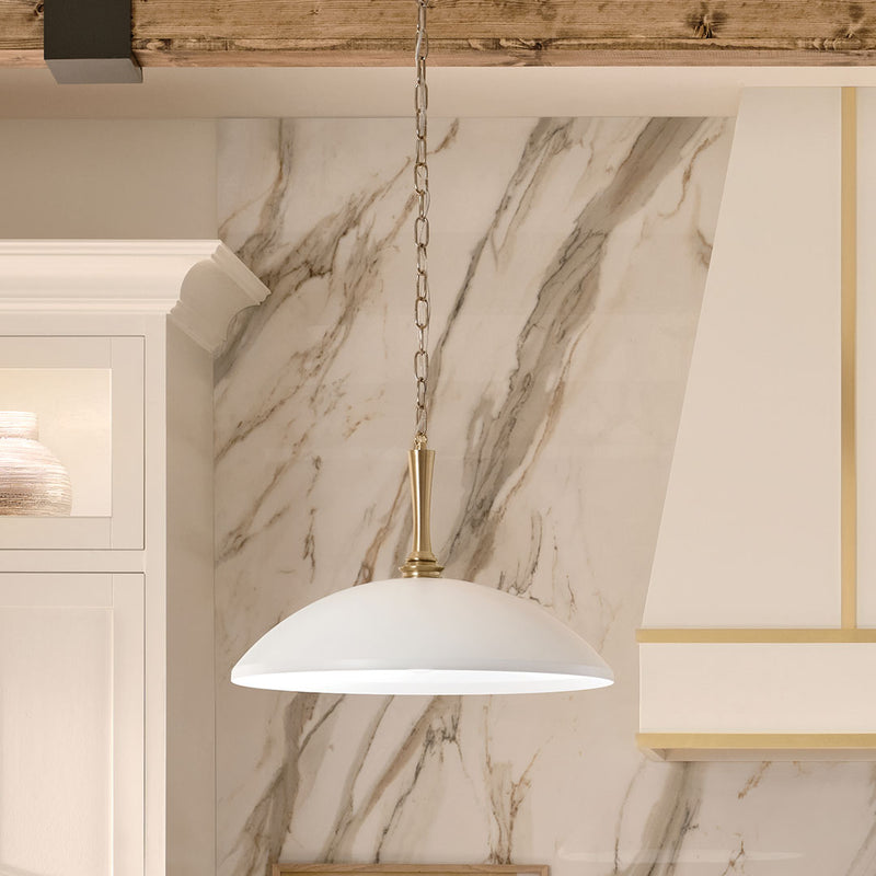 Delarosa White Pendant 1Lt - 52637WH