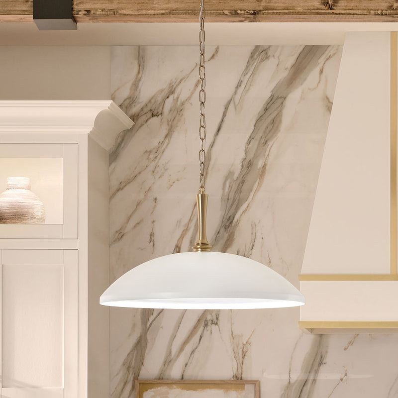 Delarosa White Pendant 1Lt - 52638WH