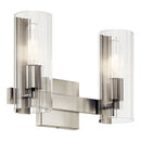55167NI - vanity 2 light Brushed Nickel - Dons Light House