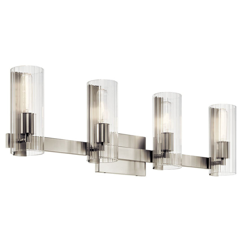 55169NI - vanity 4 light Brushed Nickel - Dons Light House