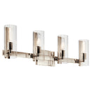55169PN - vanity 4 light Polished Nickel - Dons Light House
