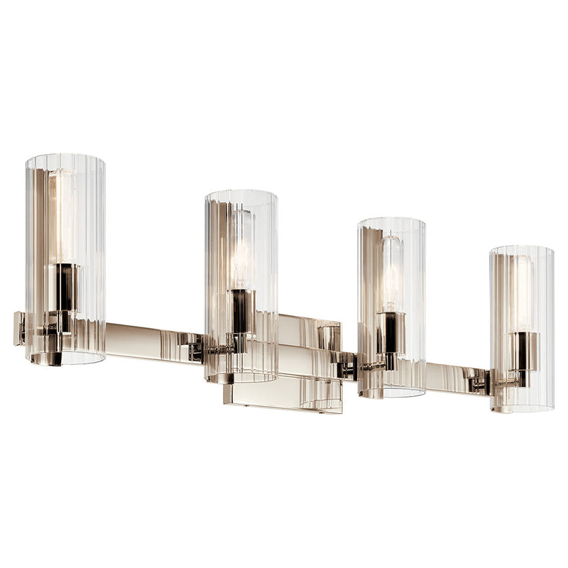 55169PN - vanity 4 light Polished Nickel - Dons Light House