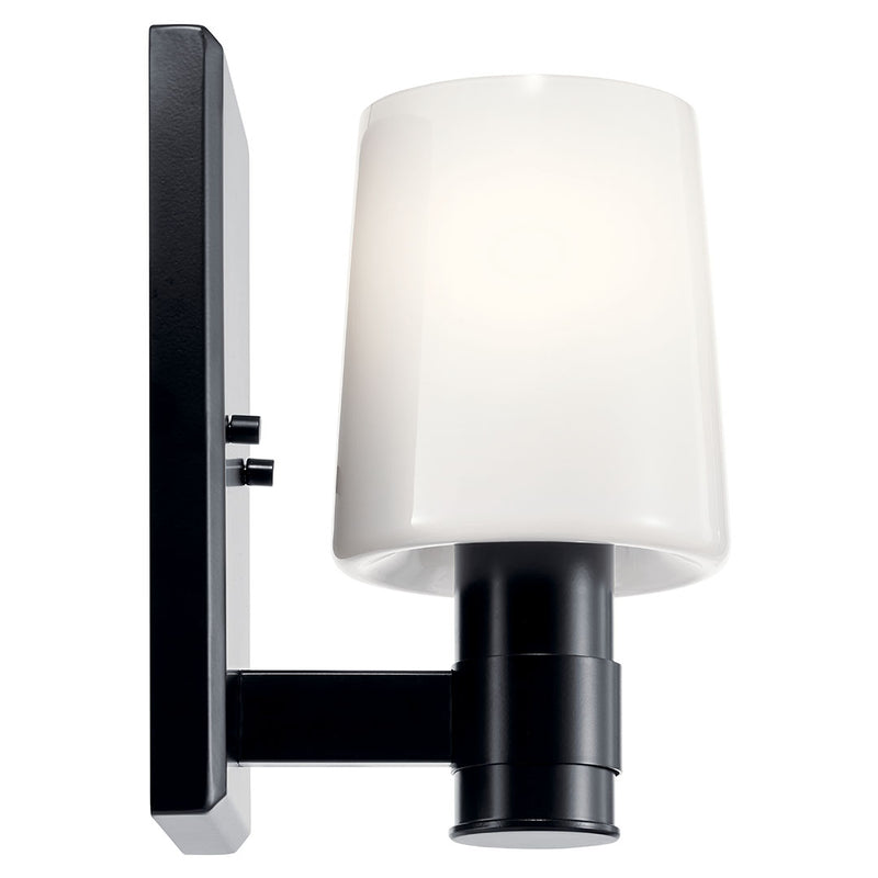 Adani Black Wall Sconce 1Lt - 55174BK