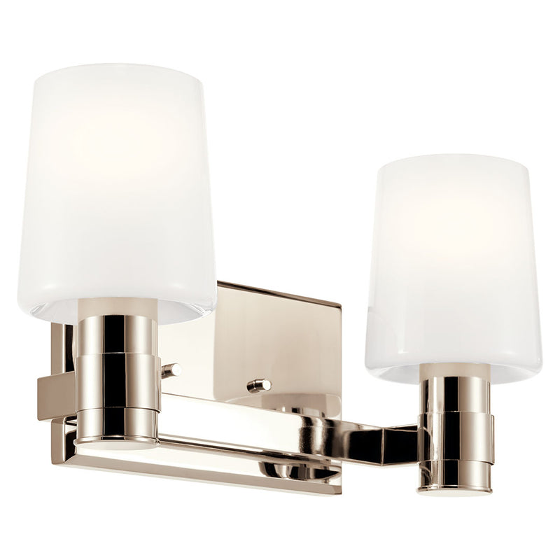 55175BK - vanity 2 light Black - Dons Light House