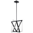 84082 - pendant Matte Black + Chrome - www.donslighthouse.ca