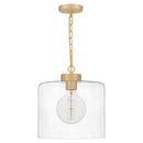 Abner - Mini pendant 1 light aged  brass - ABR1512AB