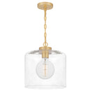Abner - Mini pendant 1 light aged  brass - ABR1512AB