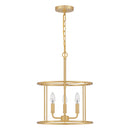 Abner - 3lt Mini Chandelier Aged Brass - ABR2814AB