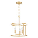 Abner - 3lt Mini Chandelier Aged Brass - ABR2814AB