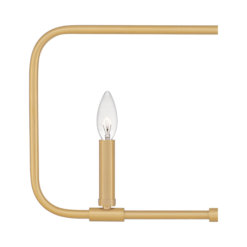 Abner - 4lt Linear Pendant Aged Brass - ABR432AB