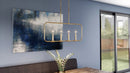 Abner - 4lt Linear Pendant Aged Brass - ABR432AB