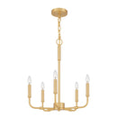 Abner - 5lt Chandelier Aged Brass - ABR5018AB