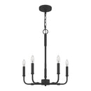 Abner - 5lt Chandelier Matte Black - ABR5018MBK