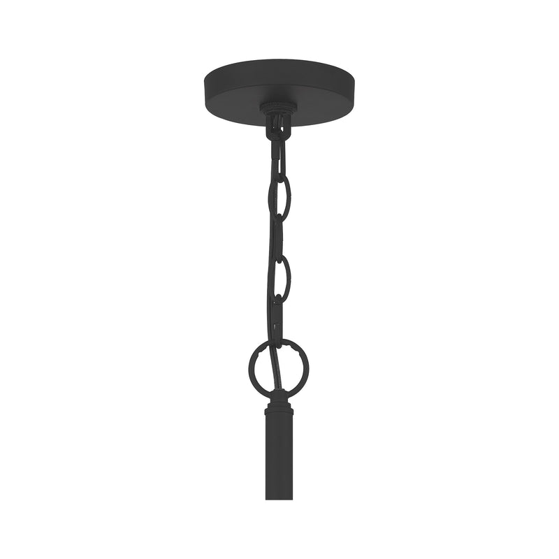 Abner - 5lt Chandelier Matte Black - ABR5018MBK