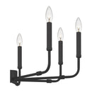 Abner - 8lt Chandelier Matte Black - ABR5028MBK