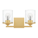 Abner - Bath 2 light aged brass - ABR8614AB