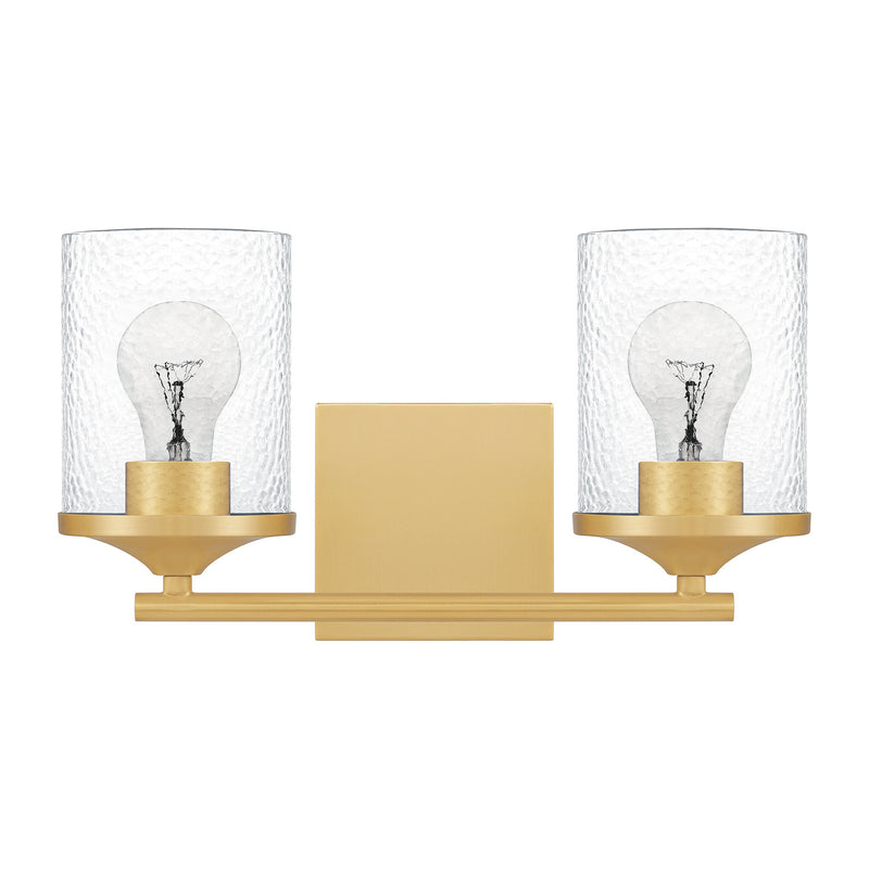 Abner - Bath 2 light aged brass - ABR8614AB