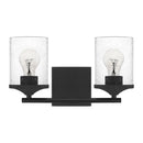 Abner - Bath 2 light matte black - ABR8614MBK