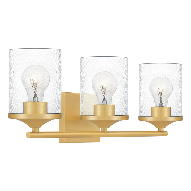 Abner - Bath 3 light aged brass - ABR8621AB