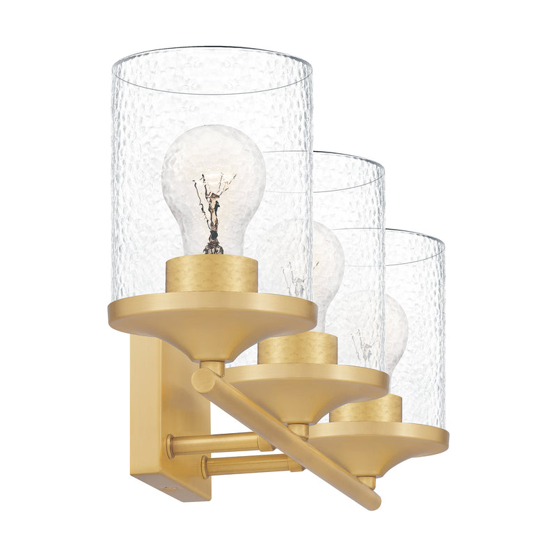 Abner - Bath 3 light aged brass - ABR8621AB