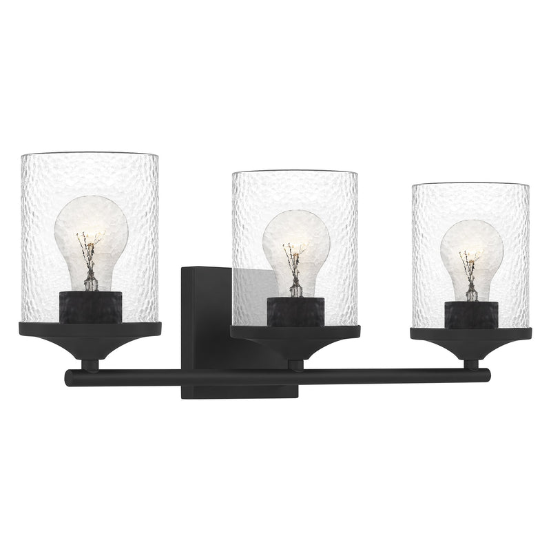 Abner - Bath 3 light matte black - ABR8621MBK