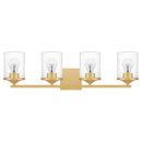 Abner - Bath 4 light aged brass - ABR8628AB