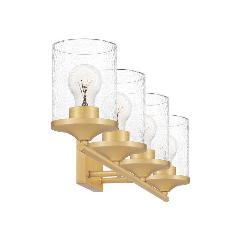 Abner - Bath 4 light aged brass - ABR8628AB