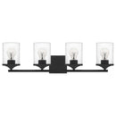 Abner - Bath 4 light matte black - ABR8628MBK