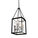 ac10064bc - mini chandelier Black & Chrome - www.donslighthouse.ca
