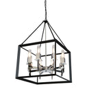 ac10069bc - chandelier Black & Chrome - www.donslighthouse.ca