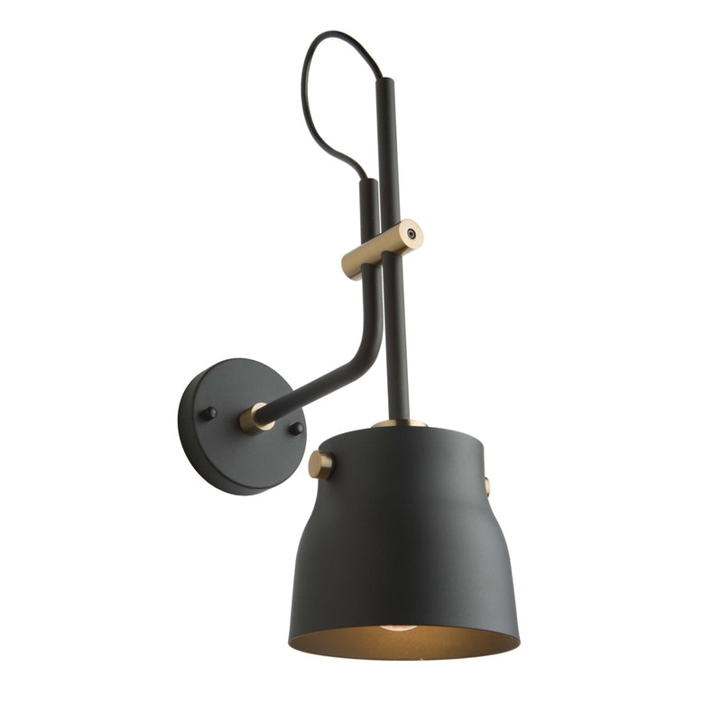 ac11367vb - wall light Matte Black & Harvest Brass - www.donslighthouse.ca