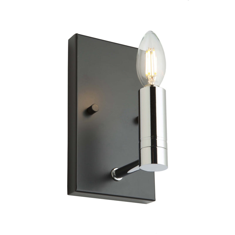 ac11387 - wall light Matte Black & Polished Nickel - www.donslighthouse.ca
