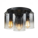 ac11524sm - flush mount Satin Black & Smoke Glass - www.donslighthouse.ca