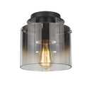 ac11525sm - flush mount Satin Black & Smoke Glass - www.donslighthouse.ca