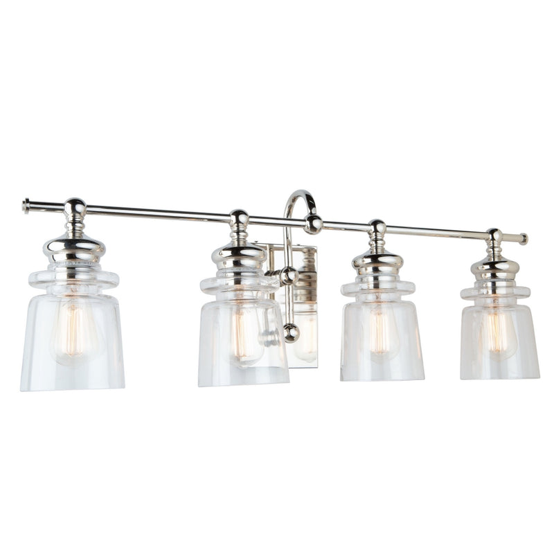ac11594pn - vanity 4 light Polished Nickel - www.donslighthouse.ca